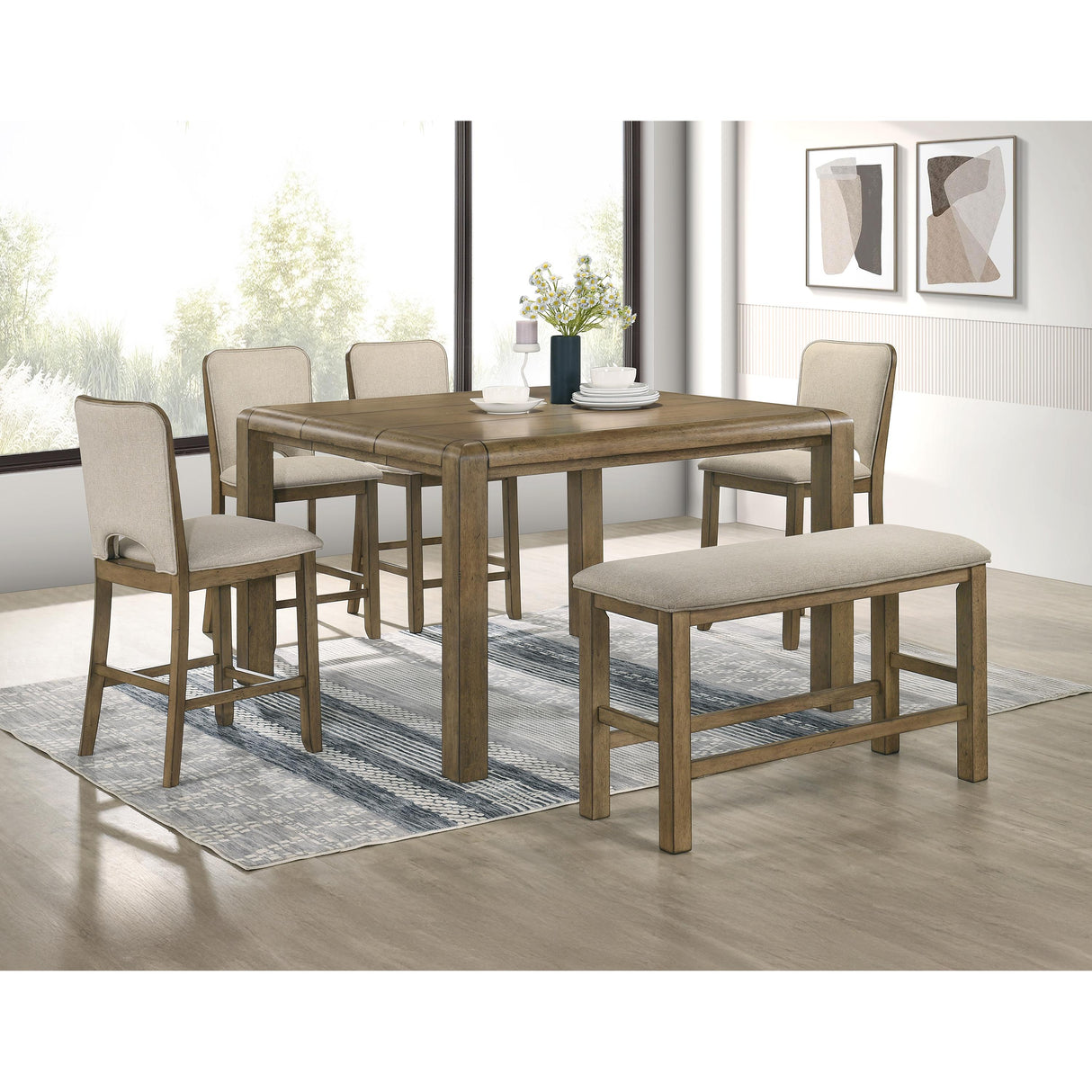 Crown Mark Cockrell 2756T-5454 Counter Height Dining Table with 18" Leaf IMAGE 9