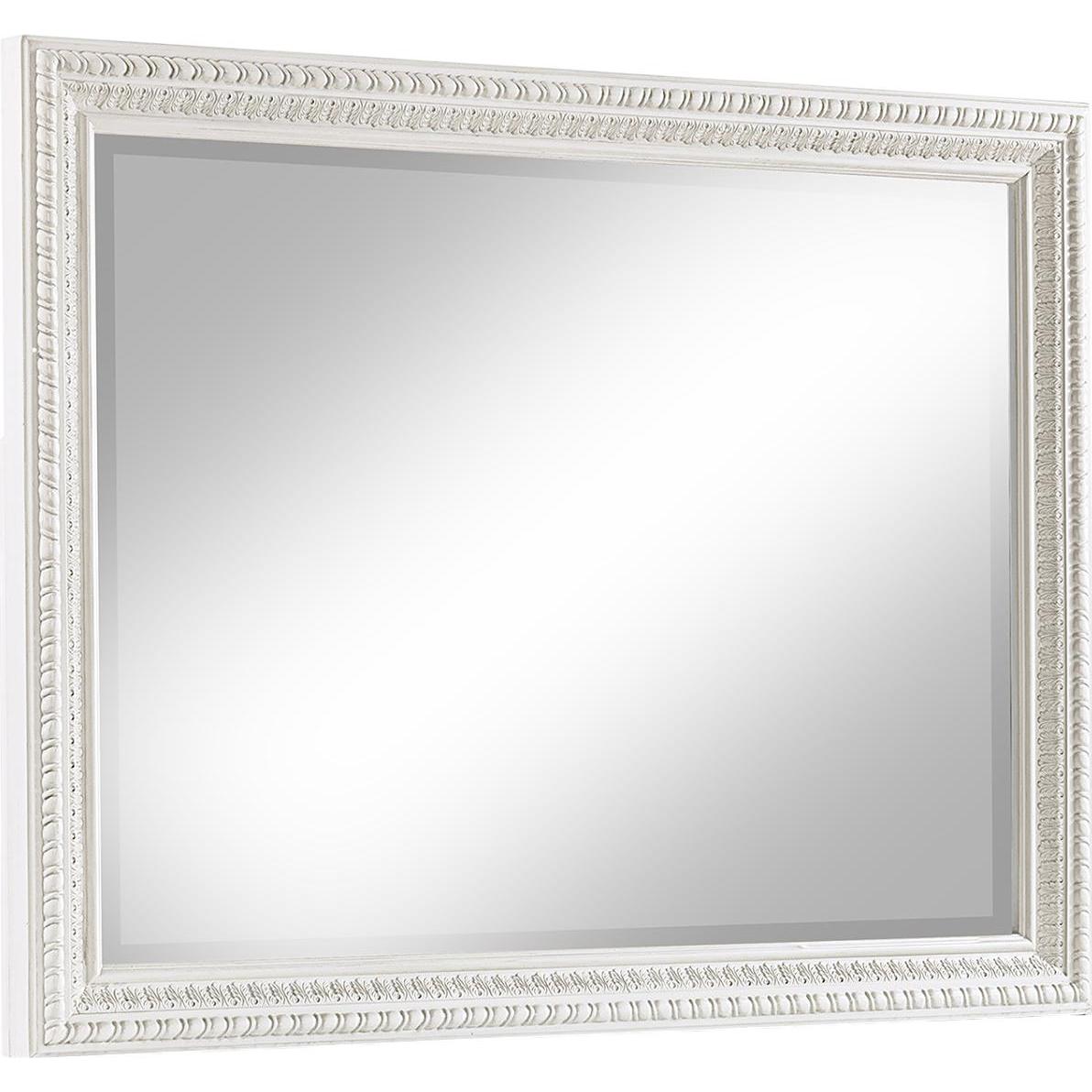 Crown Mark Alexandria B1650N-11 Dresser Mirror - Antique White IMAGE 1