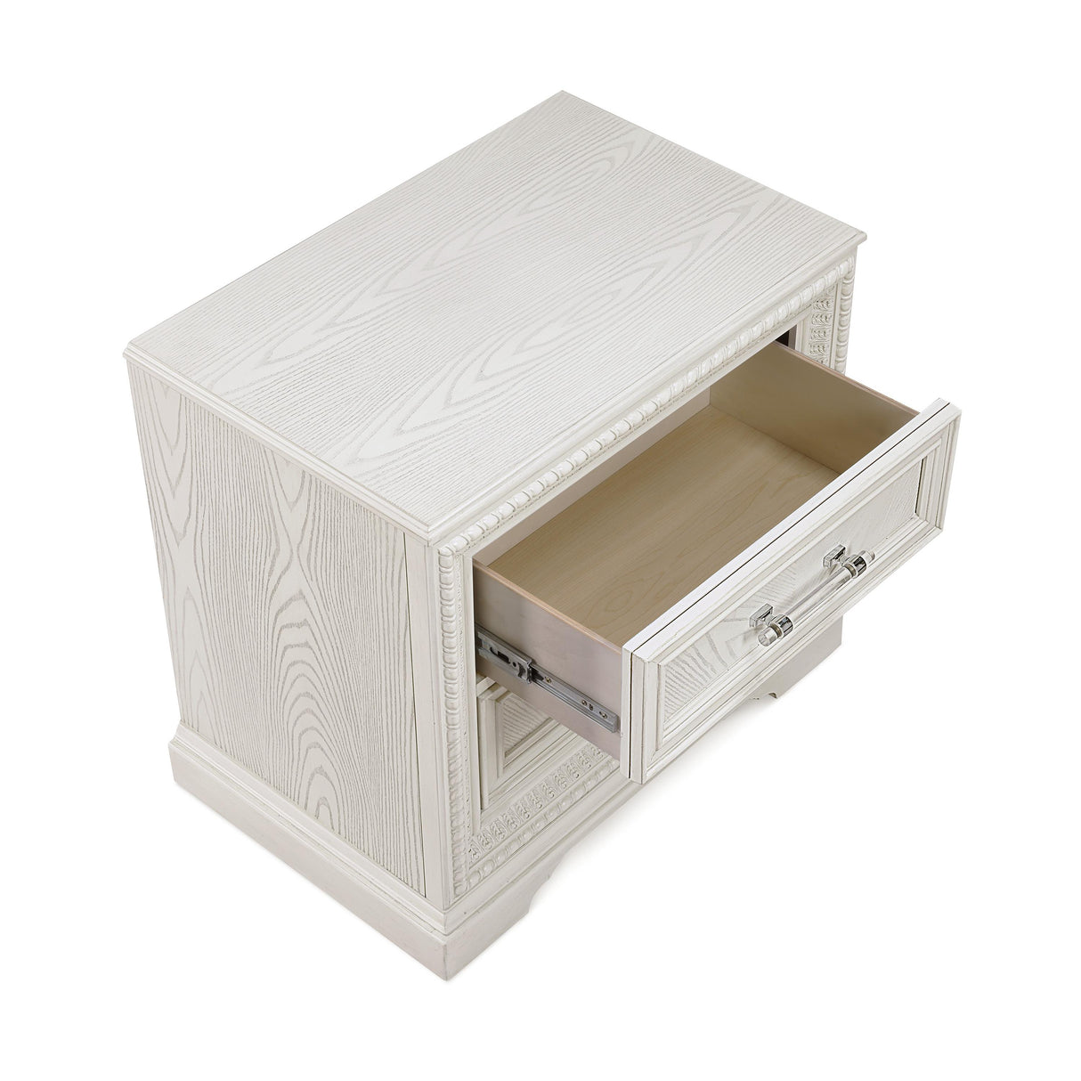 Crown Mark Alexandria B1650N-2 Nightstand - Antique White IMAGE 2