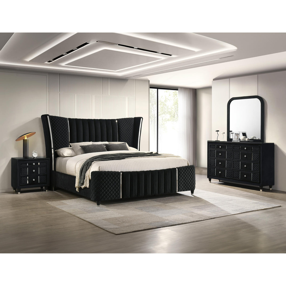 Crown Mark Armany B2300-2 Nightstand IMAGE 3