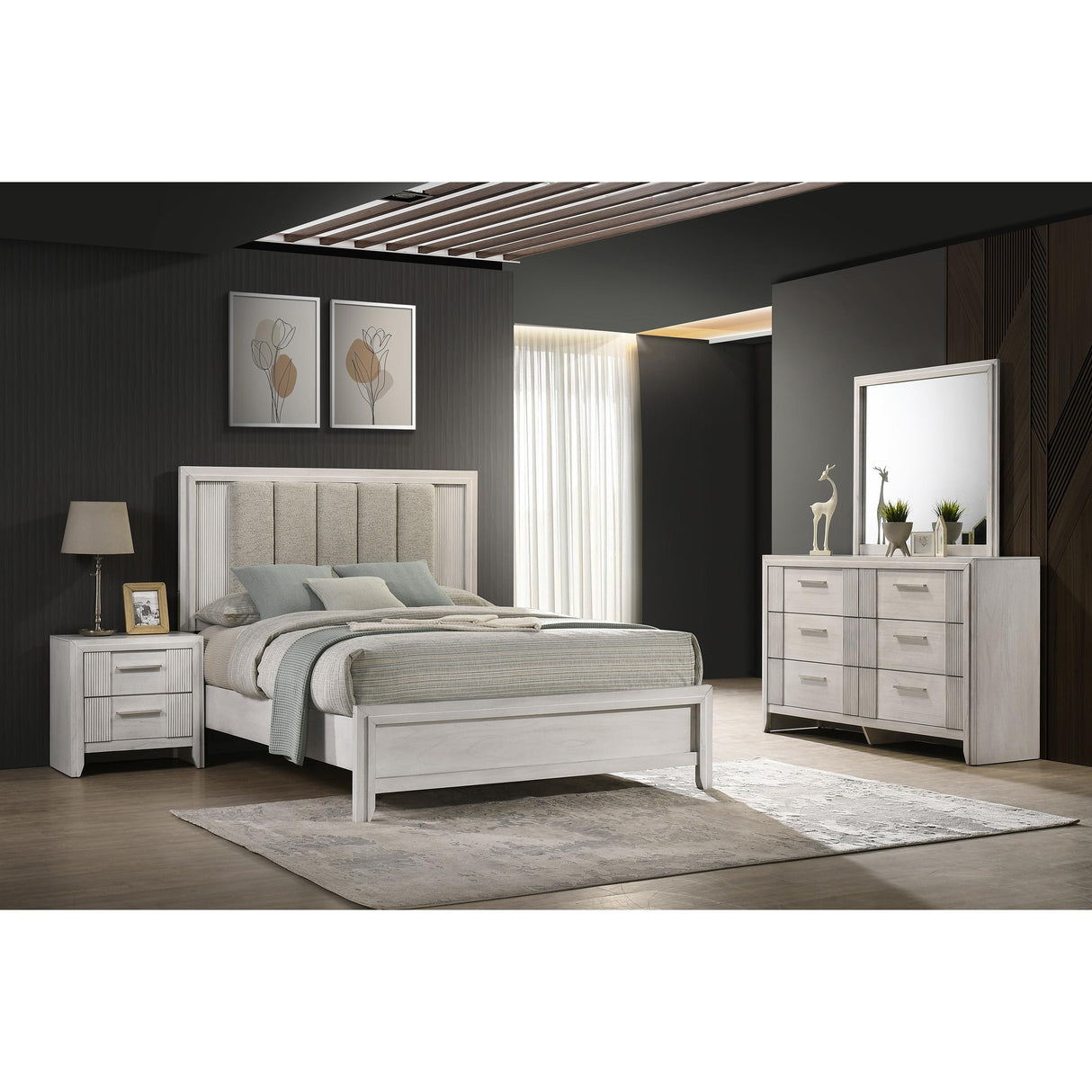 Crown Mark Carlton B5552-Q Queen Bed IMAGE 4