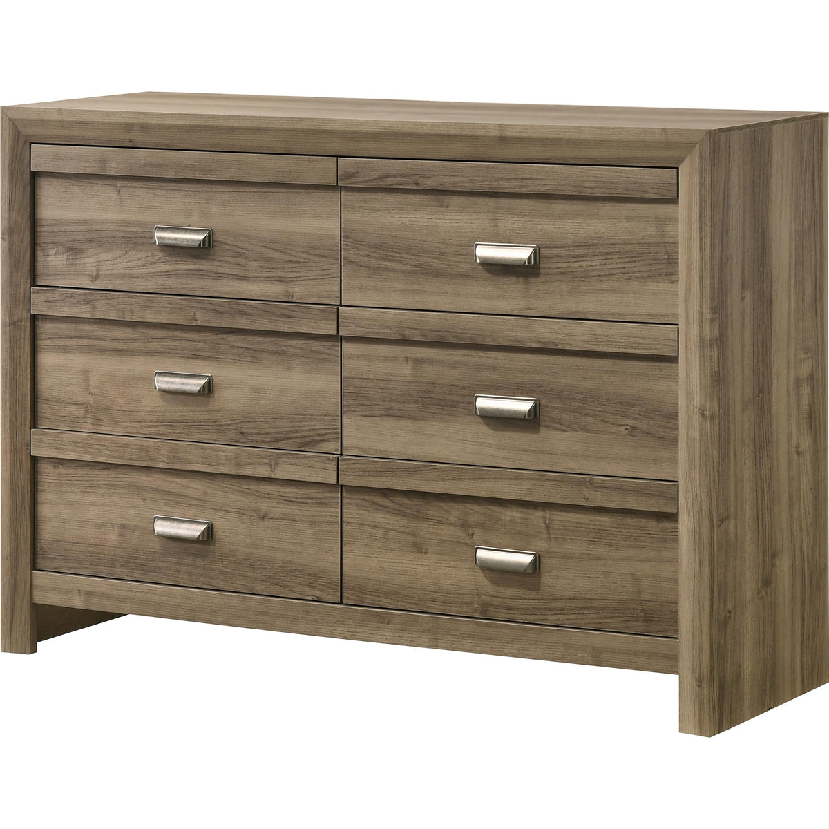 Crown Mark Valor B9332-1 Dresser - Light Brown IMAGE 1
