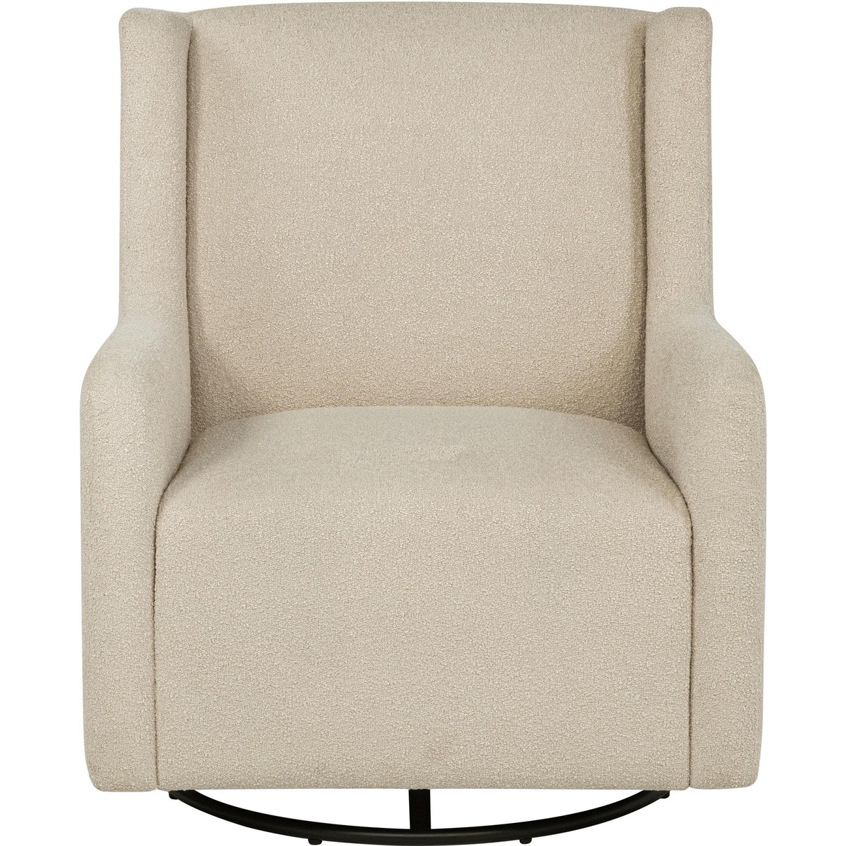 Coaster Furniture Serra 902453 Boucle Upholstered Swivel Glider - Sandy Beige IMAGE 3
