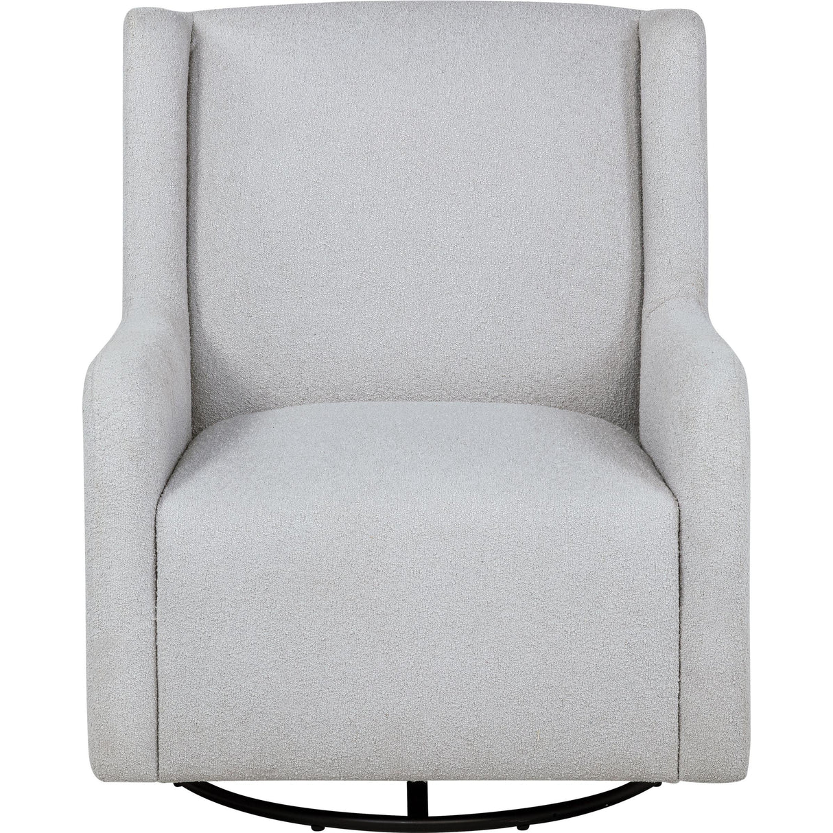 Coaster Furniture Serra 902454 Boucle Upholstered Swivel Glider - Dove Grey IMAGE 3