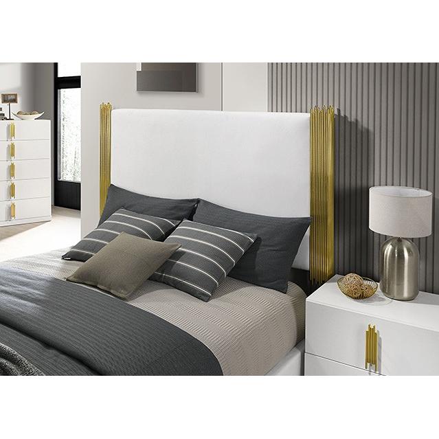 Furniture of America Basildon FM7271WH-Q-BED Queen Bed IMAGE 3