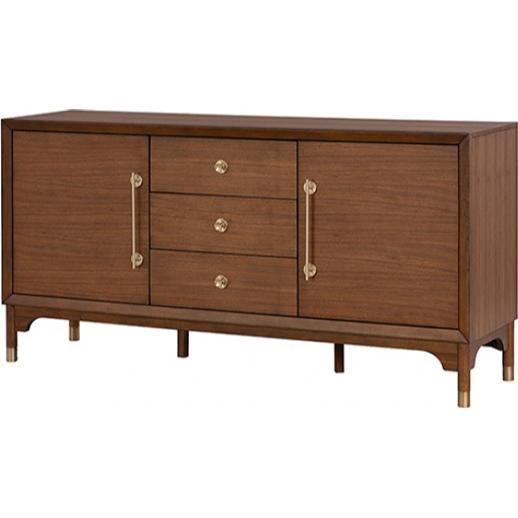 Furniture of America Hepburne FM34000WN-SV Server IMAGE 1