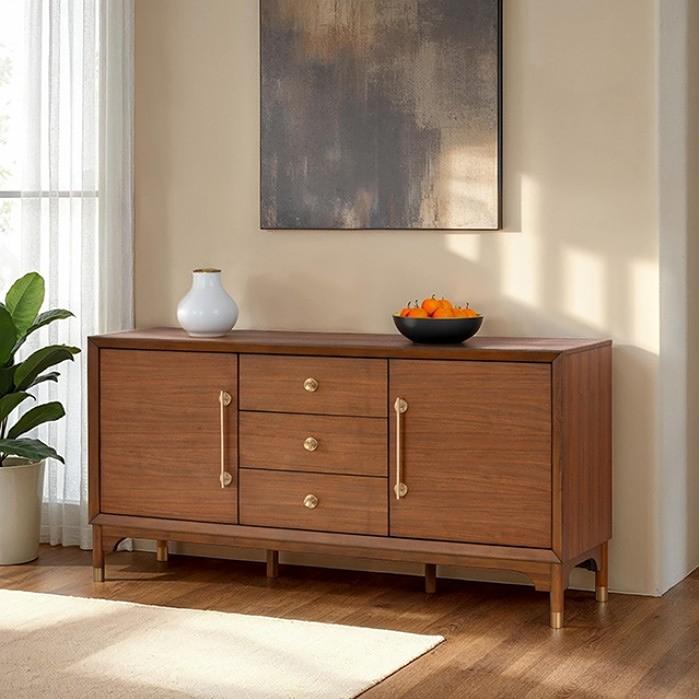 Furniture of America Hepburne FM34000WN-SV Server IMAGE 5