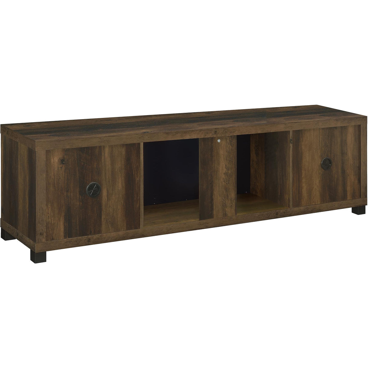 Coaster Furniture Havering 722873 71-inch TV Stand Fireplace Media Console - Dark Pine IMAGE 7