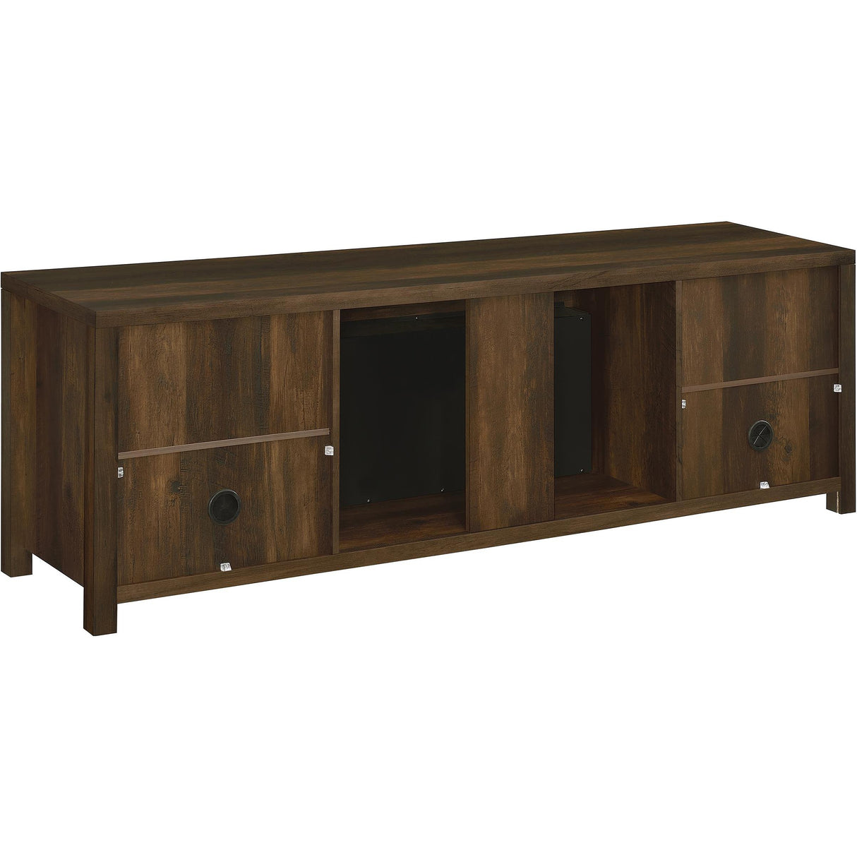 Coaster Furniture Enfield 722863 71-inch TV Stand Fireplace Media Console - Dark Pine IMAGE 7