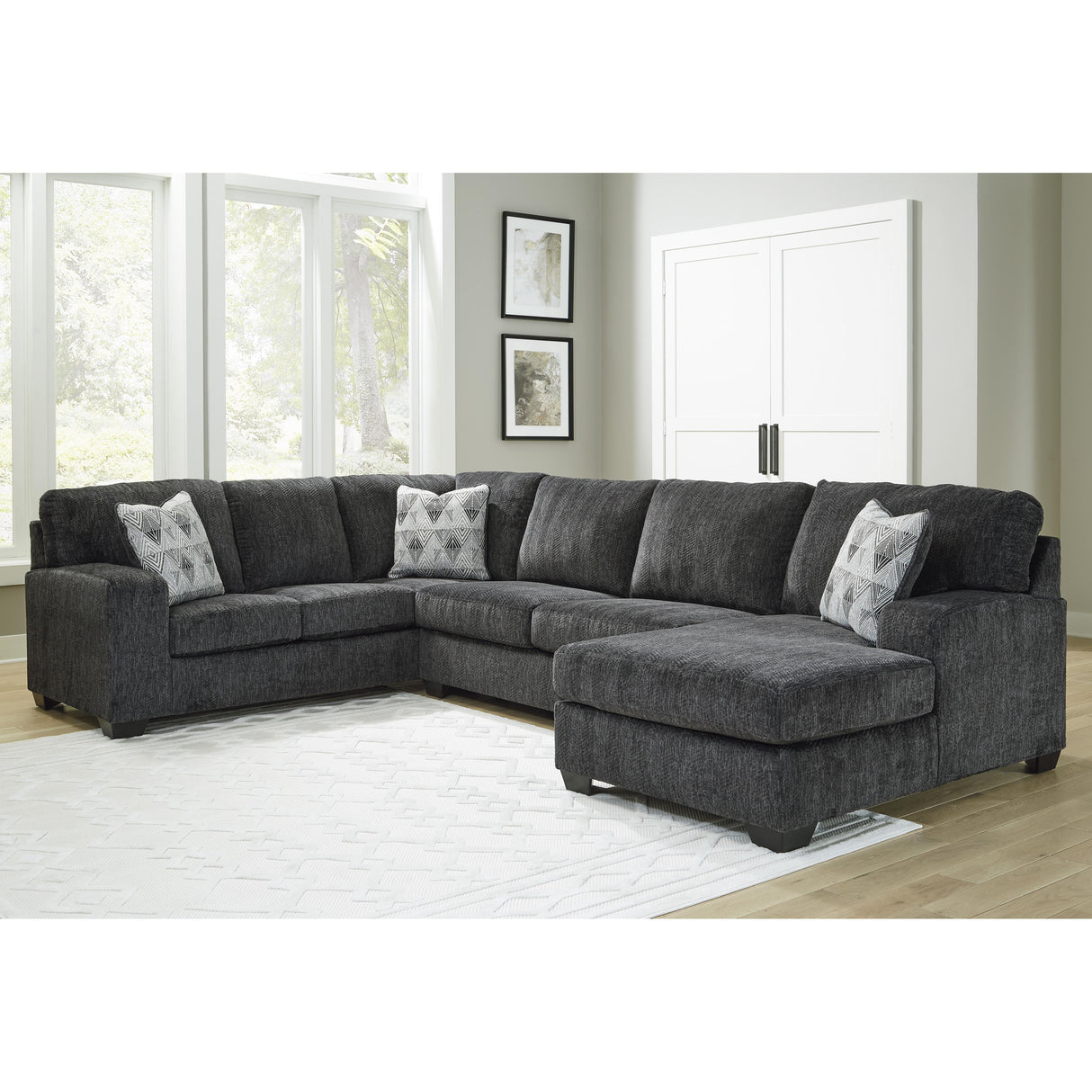 Signature Design by Ashley Hollyview Fabric 3 pc Sectional 1520566/1520534/1520517 IMAGE 4
