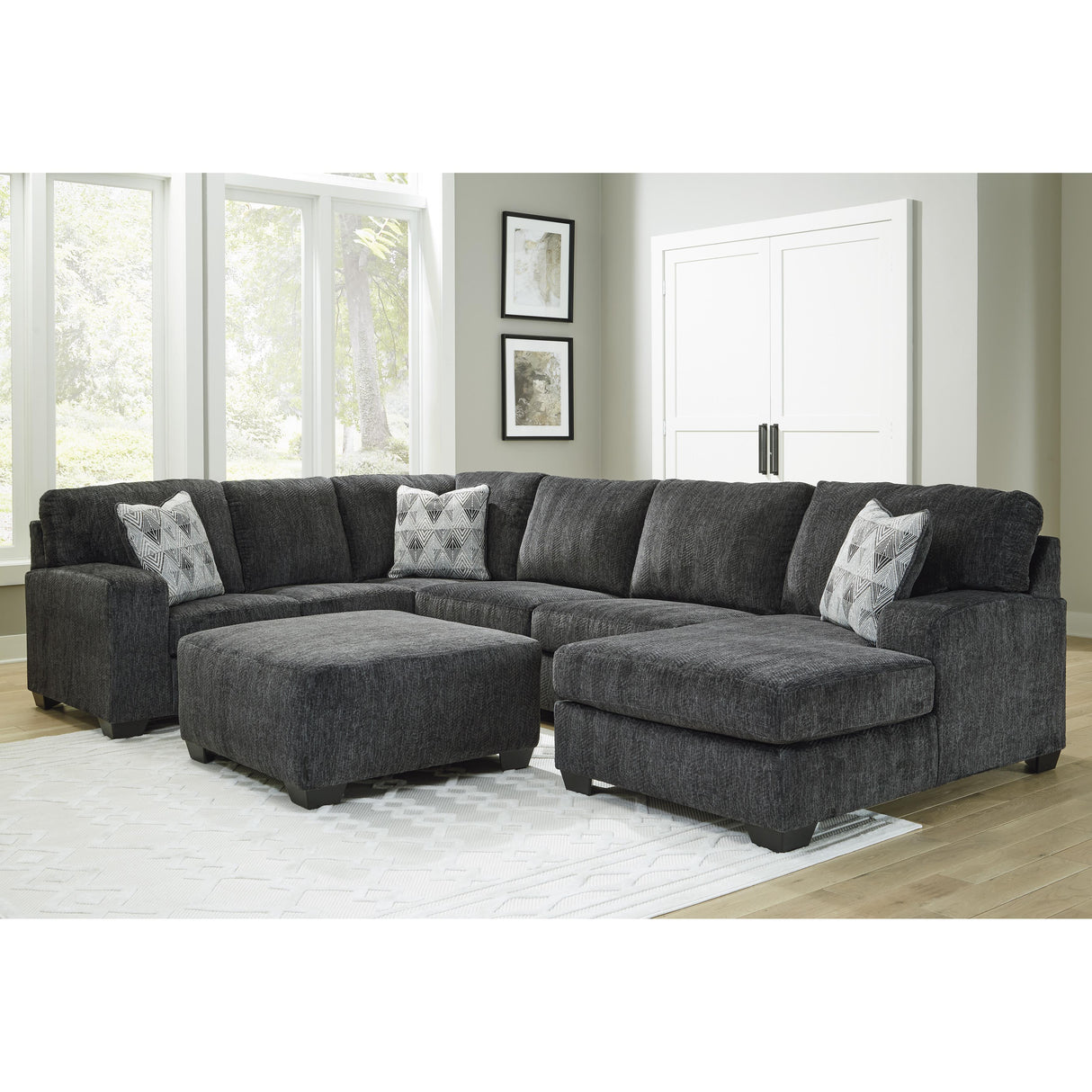 Signature Design by Ashley Hollyview Fabric 3 pc Sectional 1520566/1520534/1520517 IMAGE 5