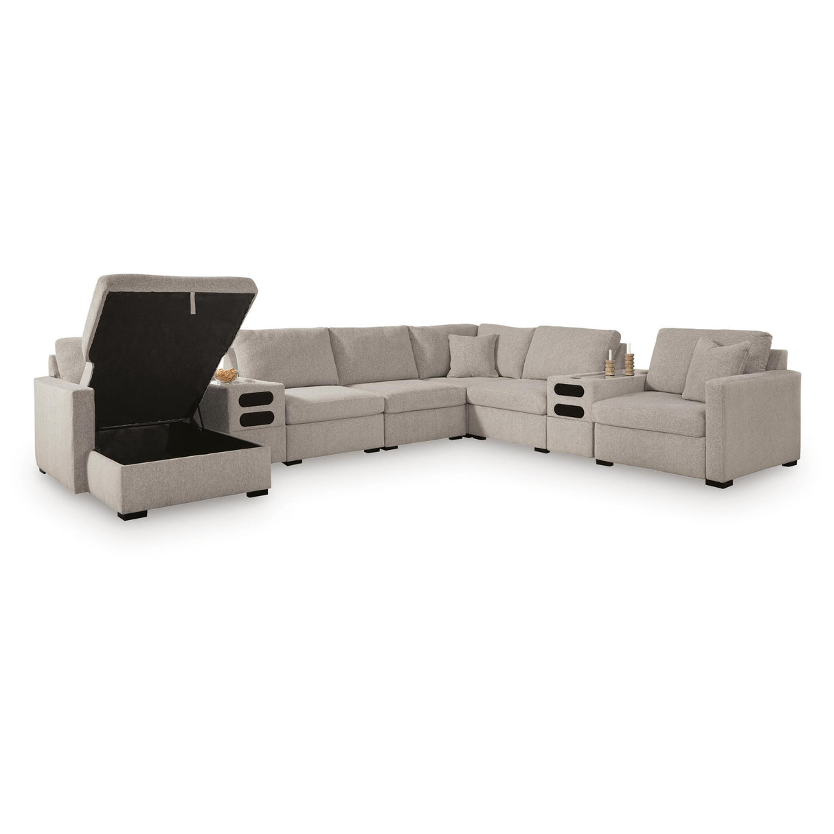 Benchcraft ModMax Luxe Fabric 8 pc Sectional 6860516S/6860527/6860527/6860546/6860546/6860546/6860565/6860577 IMAGE 1