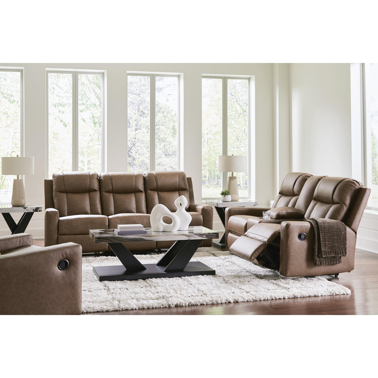 Benchcraft Mackmenville Reclining Loveseat with Console 7471494 IMAGE 10