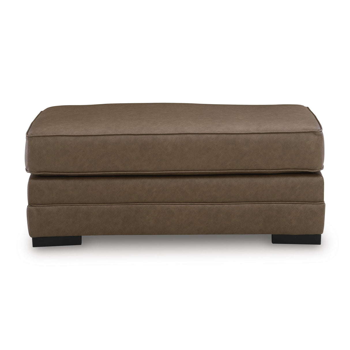 Benchcraft VillaCourt Leather Look Ottoman 7490914 IMAGE 2
