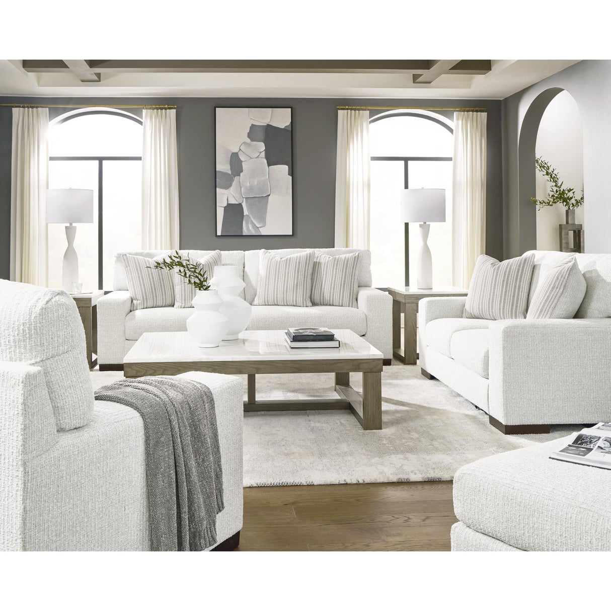 Benchcraft Hartside Stationary Fabric Loveseat 8010435 IMAGE 8