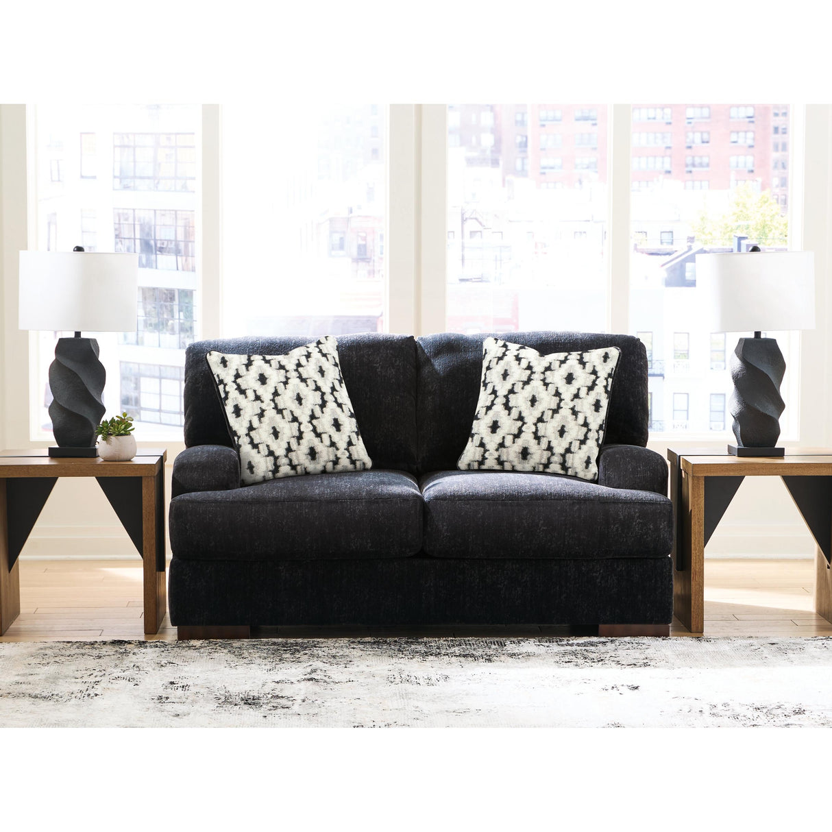Benchcraft Whitmore Manor Stationary Fabric Loveseat 8040435 IMAGE 4
