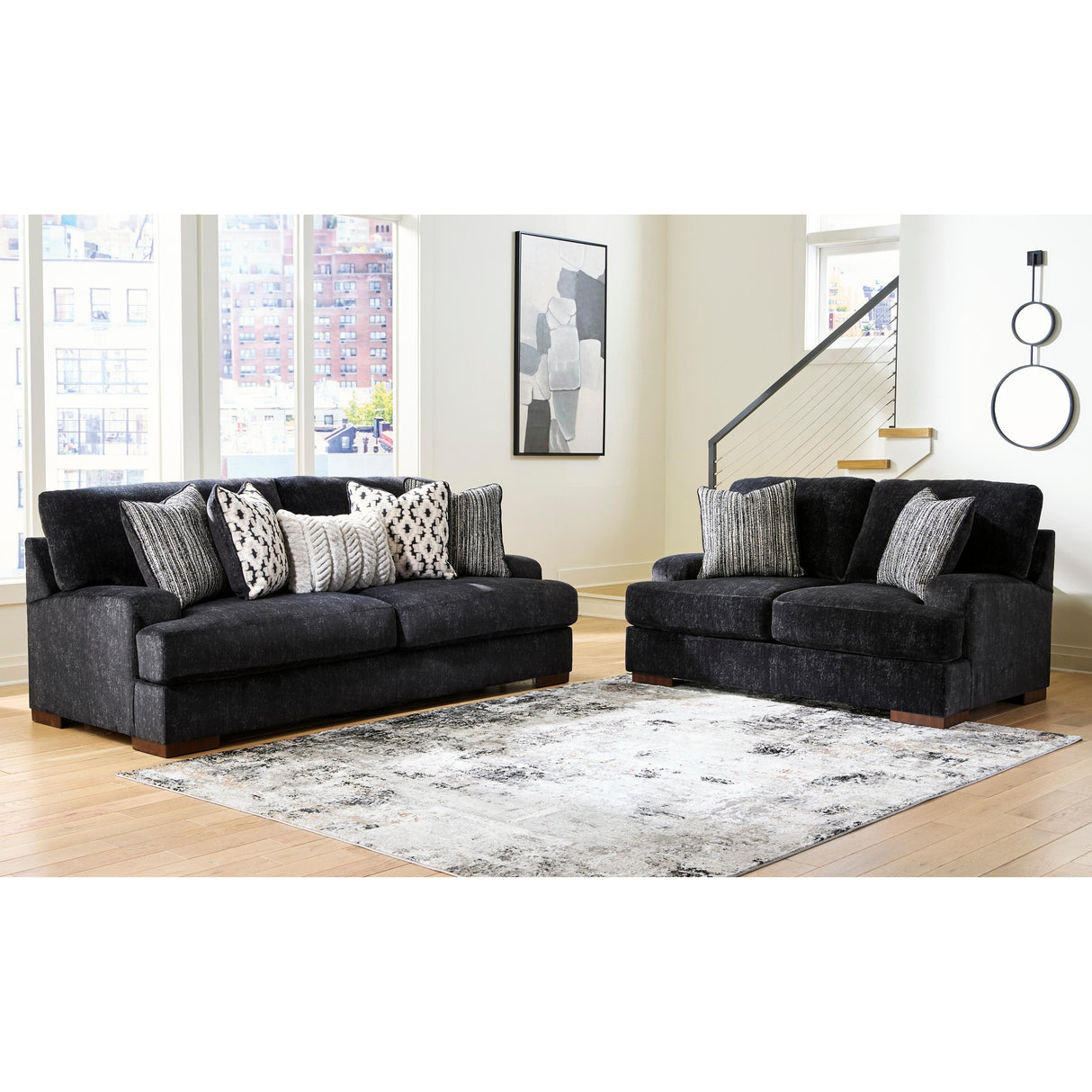Benchcraft Whitmore Manor Stationary Fabric Loveseat 8040435 IMAGE 5