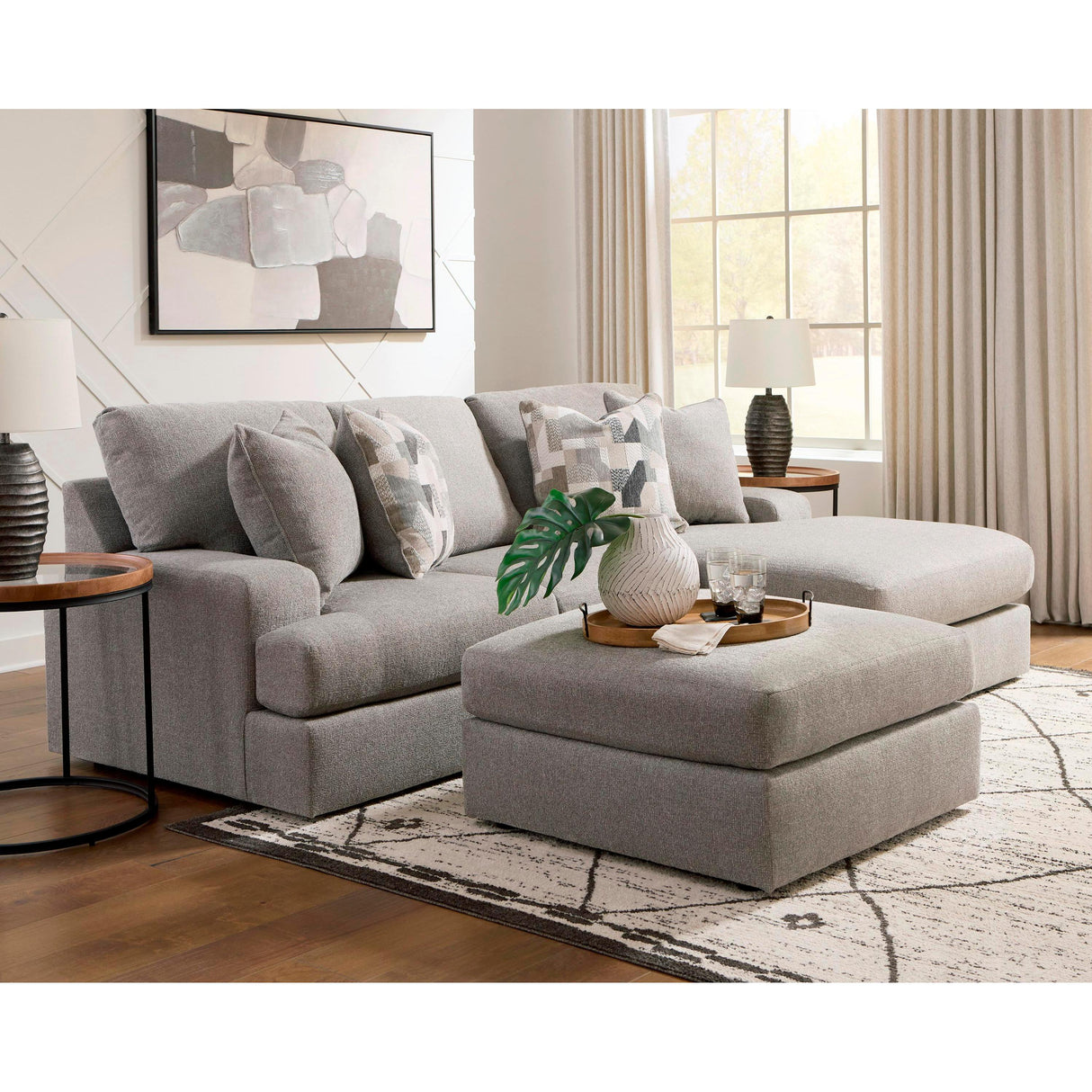 Benchcraft Lindon Fabric Ottoman 8470408 IMAGE 6