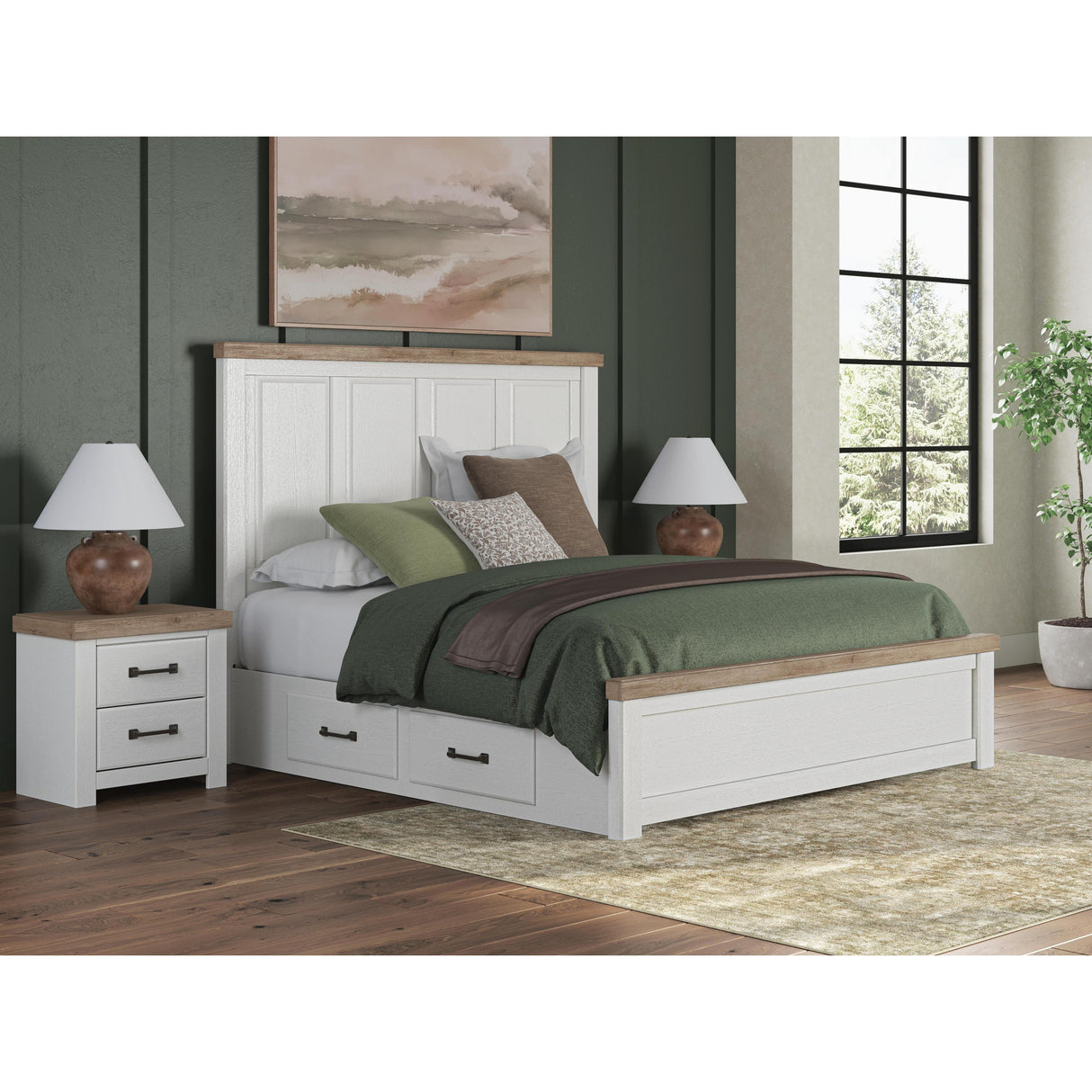 Signature Design by Ashley Savonport King Panel Bed with Storage B100-14/B4615-56/B4615-58/B4615-60/B4615-60 IMAGE 2