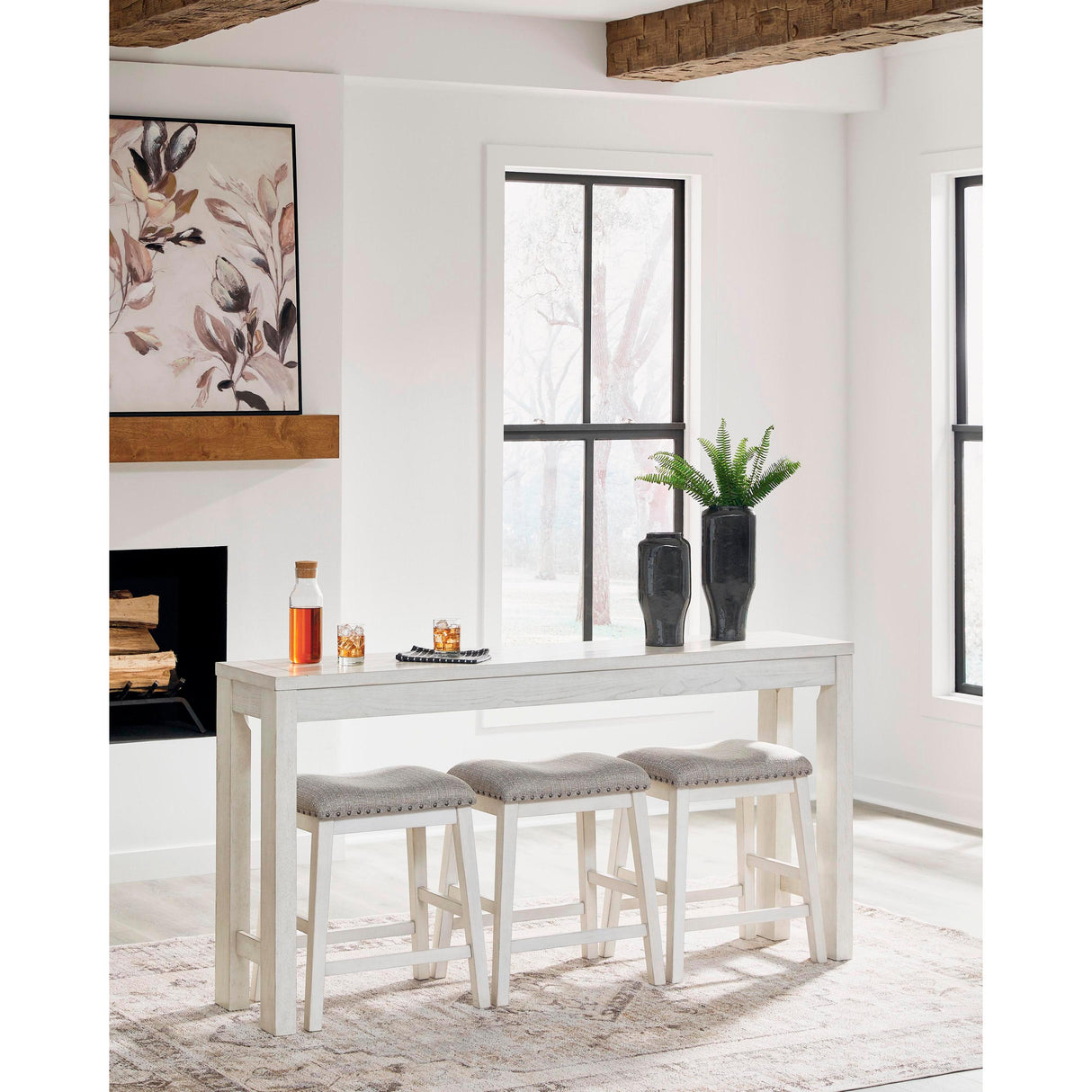Signature Design by Ashley Robbinsdale 4 pc Counter Height Dinette D642-113 IMAGE 4