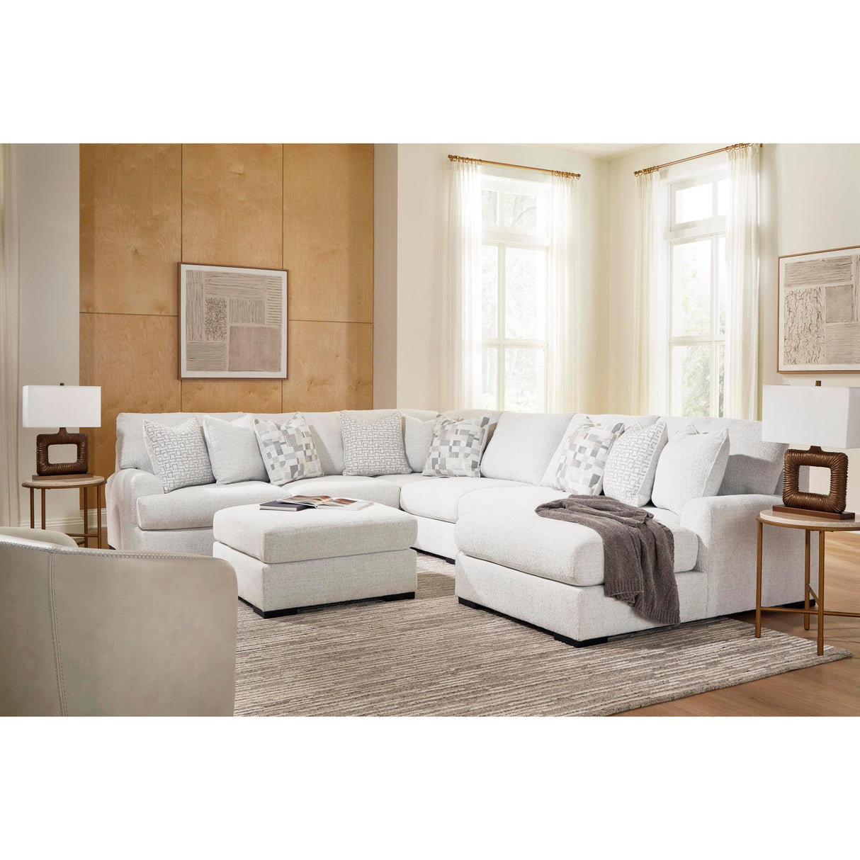 Signature Design by Ashley Misty-Lakes Fabric Ottoman PC6690608 IMAGE 8