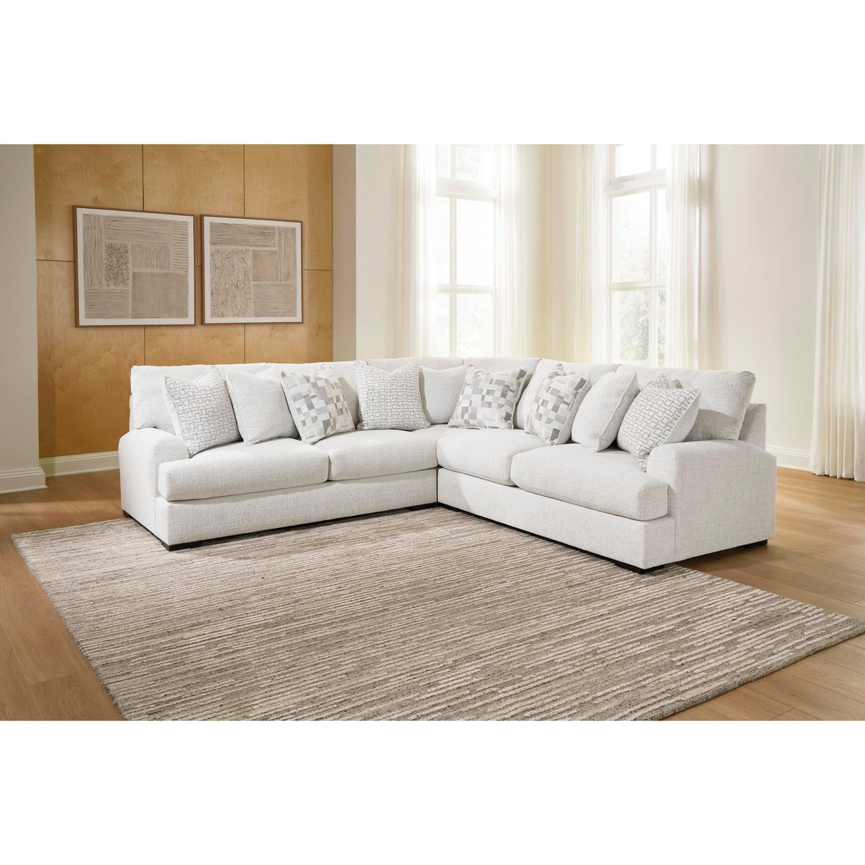 Signature Design by Ashley Misty-Lakes Fabric 3 pc Sectional PC6690655/PC6690677/PC6690656 IMAGE 2