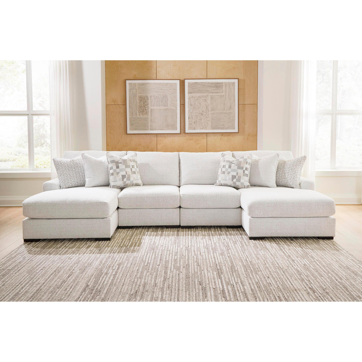 Signature Design by Ashley Misty-Lakes Fabric 4 pc Sectional PC6690616/PC6690646/PC6690646/PC6690617 IMAGE 2
