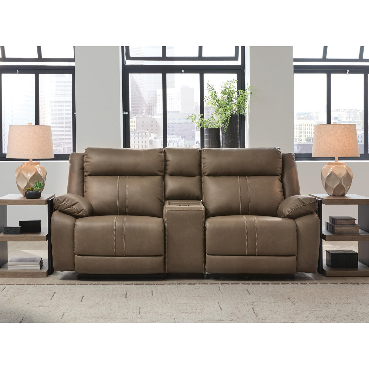 Signature Design by Ashley Max-Momentum Power Reclining Loveseat with Console PC8230558/PC8230560/PC8230562 IMAGE 3