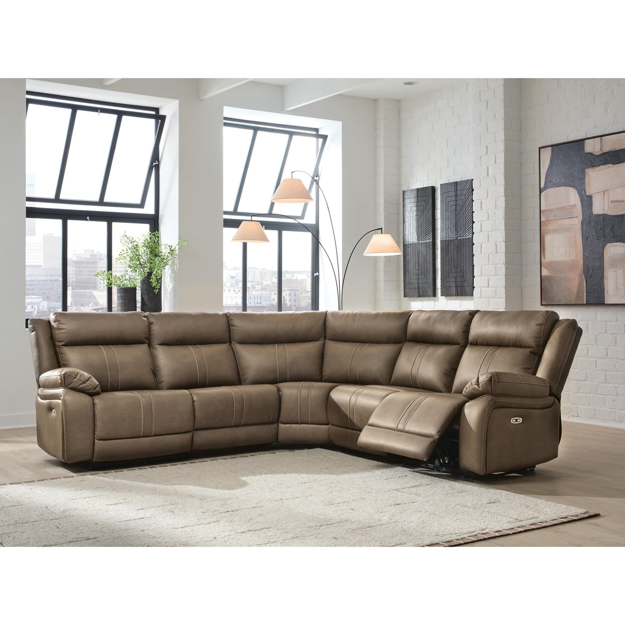 Signature Design by Ashley Max-Momentum Power Reclining 5 pc Sectional PC8230531/PC8230546/PC8230558/PC8230562/PC8230577 IMAGE 4