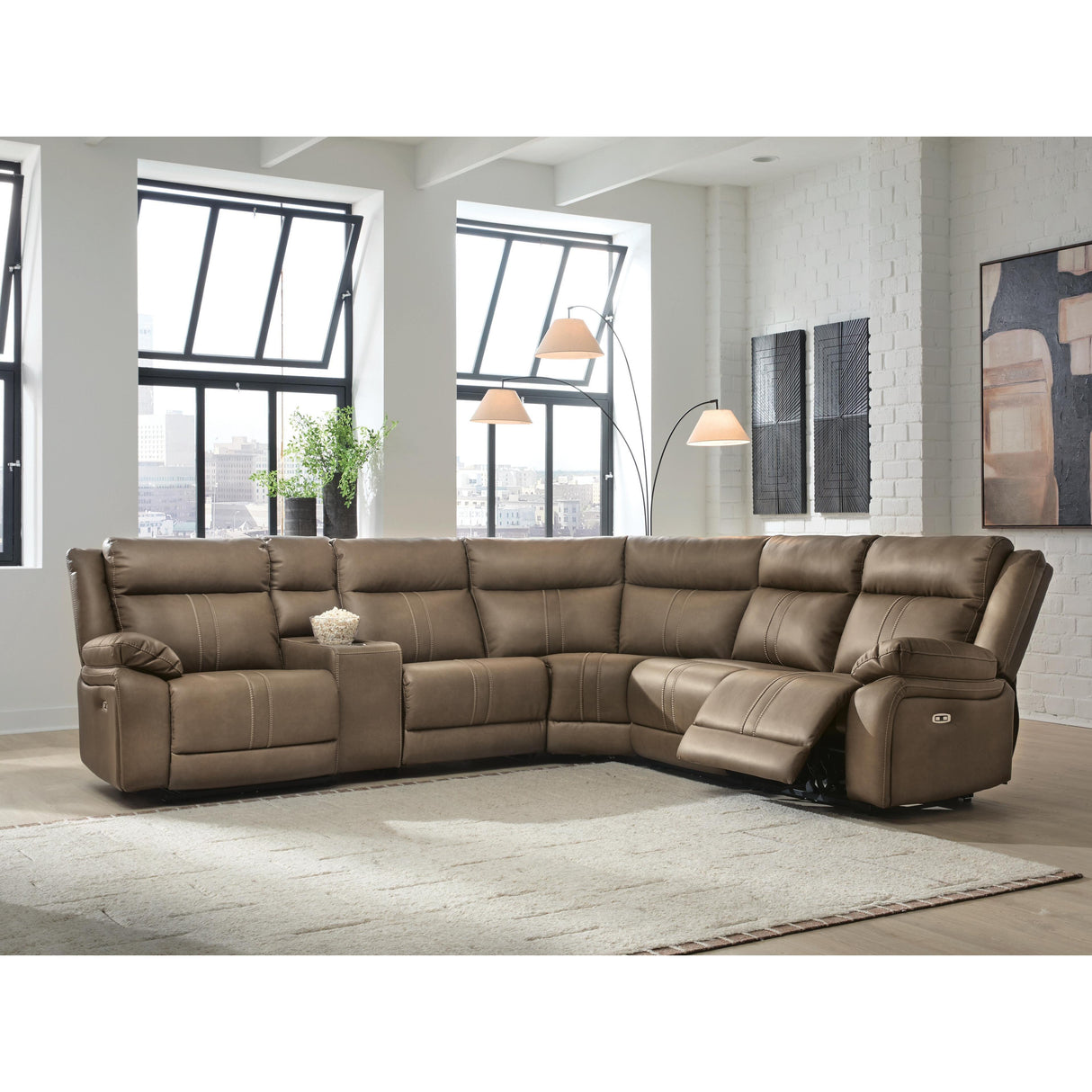 Signature Design by Ashley Max-Momentum Power Reclining 6 pc Sectional PC8230531/PC8230546/PC8230558/PC8230560/PC8230562/PC8230577 IMAGE 2