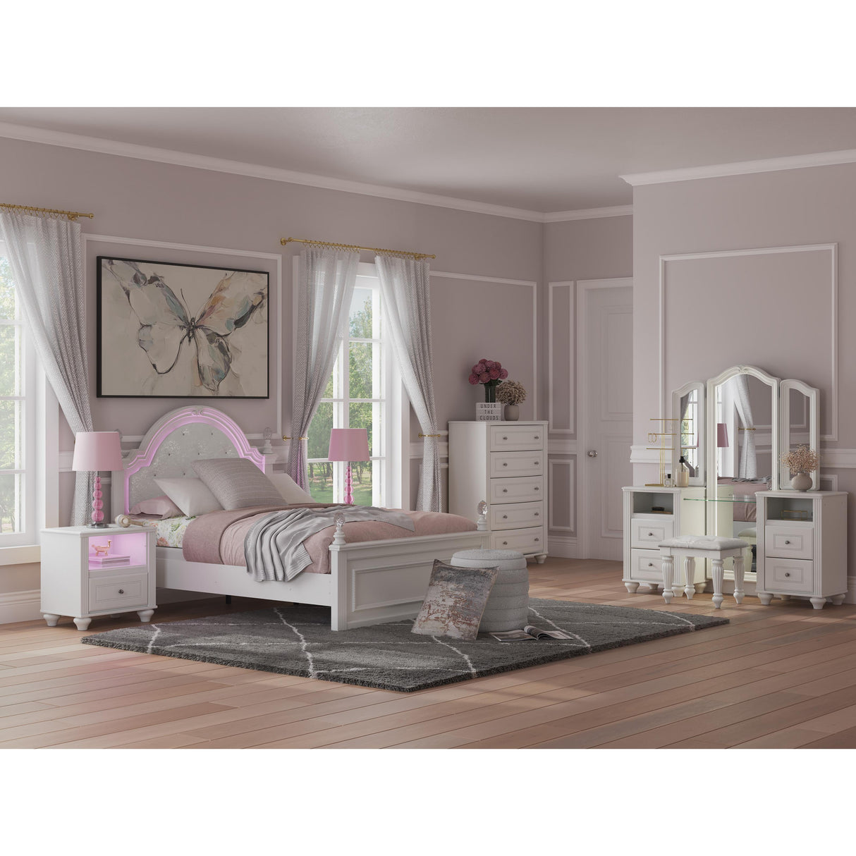 Signature Design by Ashley Kozlani 1-Drawer Nightstand PCB1819-91 IMAGE 15