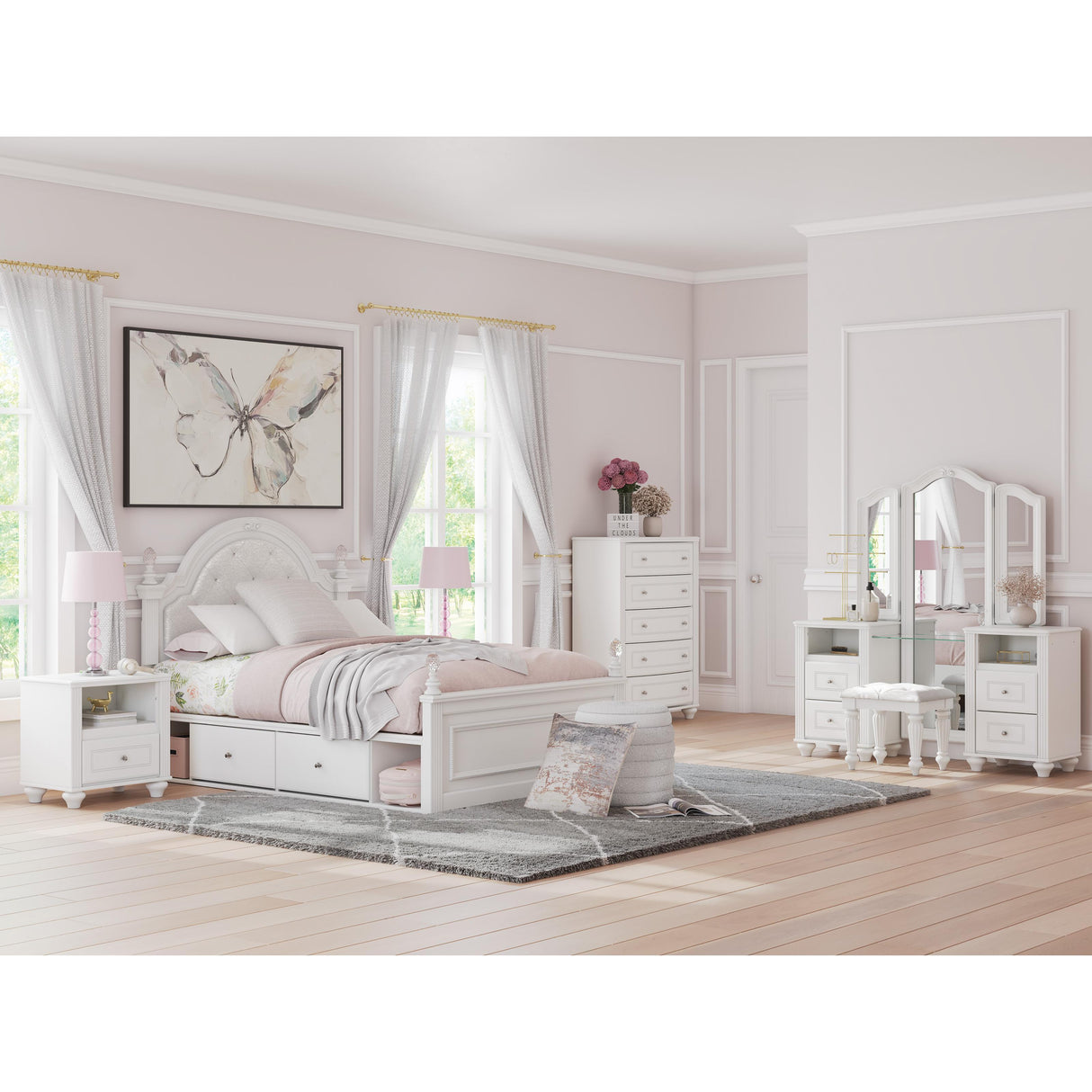 Signature Design by Ashley Kozlani 1-Drawer Nightstand PCB1819-91 IMAGE 16