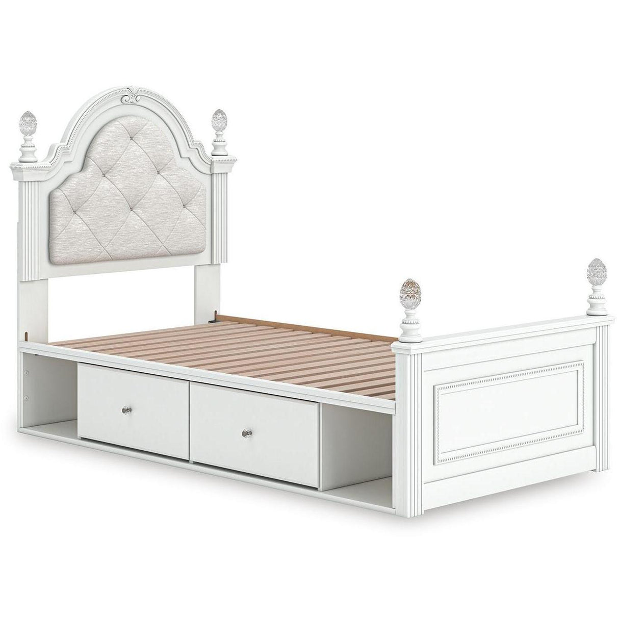 Signature Design by Ashley Kozlani Twin Upholstered Panel Bed with Storage B100-11/PCB1819-153/PCB1819-50/PCB1819-50/PCB1819-52 IMAGE 5