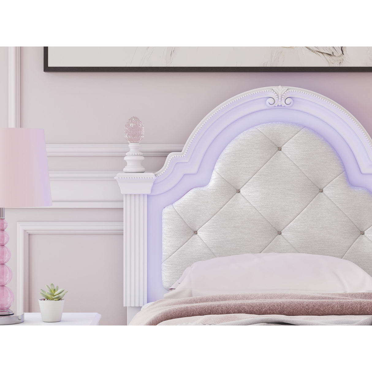 Signature Design by Ashley Kozlani Twin Upholstered Panel Bed PCB1819-153/PCB1819-52/PCB1819-83 IMAGE 9