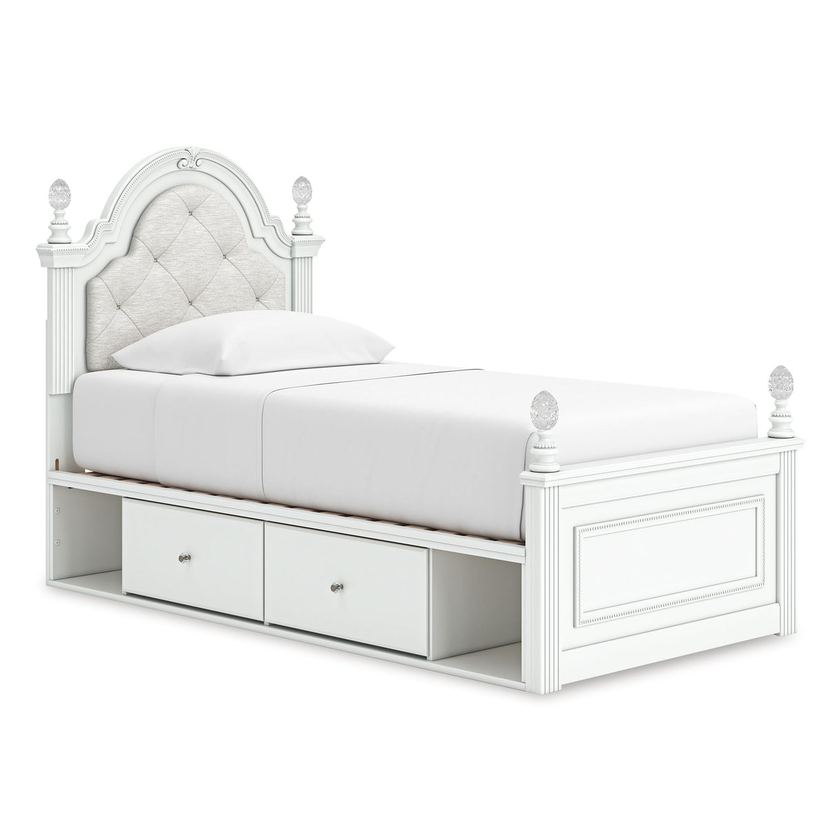 Signature Design by Ashley Kozlani Twin Upholstered Panel Bed with Storage PCB1819-153/PCB1819-52/PCB1819-150/B100-11 IMAGE 1