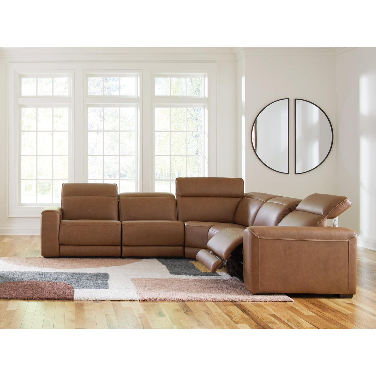 Signature Design by Ashley Magic Man Power Reclining Leather Match 5 pc Sectional PCU1070031/PCU1070046A/PCU1070058/PCU1070062/PCU1070077 IMAGE 2