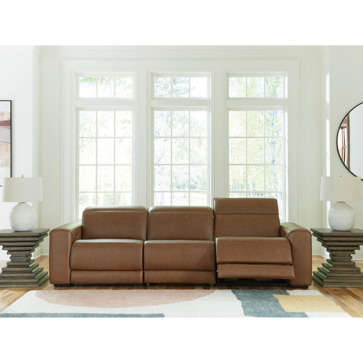 Signature Design by Ashley Magic Man Power Reclining Leather Match Sofa PCU1070046A/PCU1070058/PCU1070062 IMAGE 2