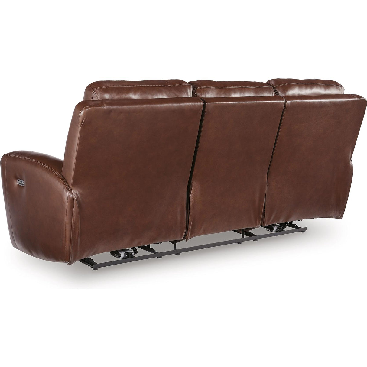 Signature Design by Ashley Next Move Power Reclining Leather Match Sofa PCU1210215 IMAGE 3