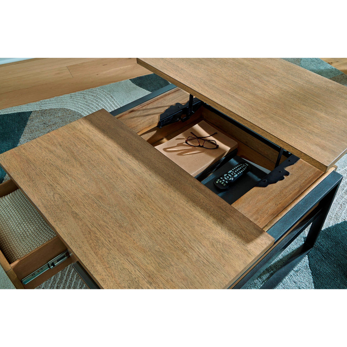 Signature Design by Ashley Montia Lift Top Cocktail Table T602-00 IMAGE 9