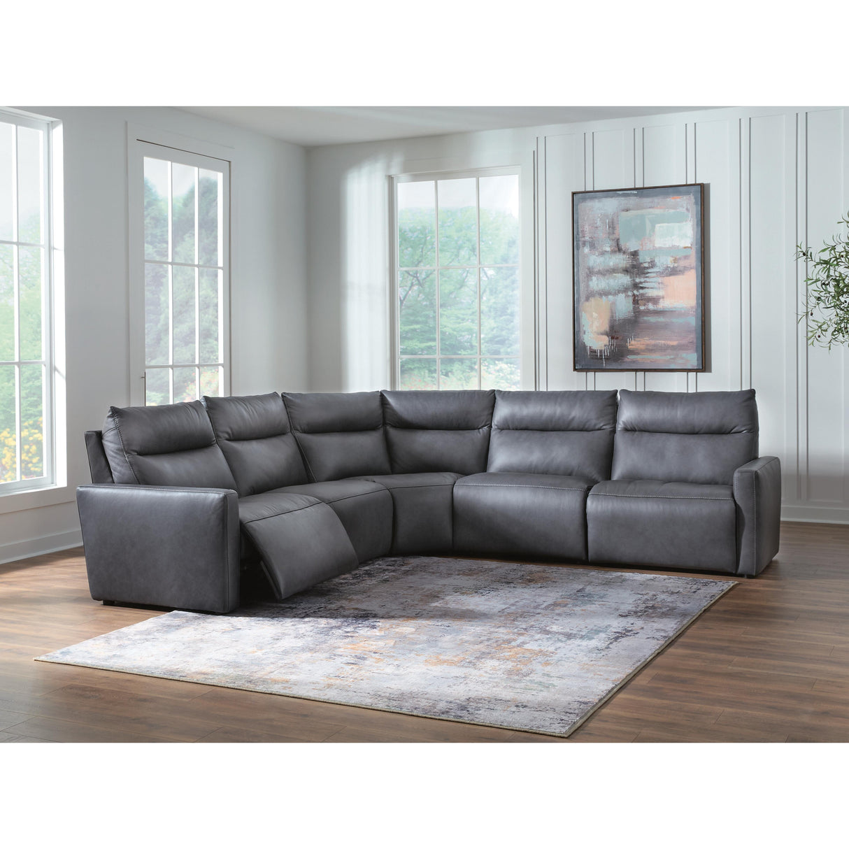 Benchcraft ModZ Power Reclining 5 pc Sectional U1400146/U1400146/U1400158/U1400162/U1400177 IMAGE 3