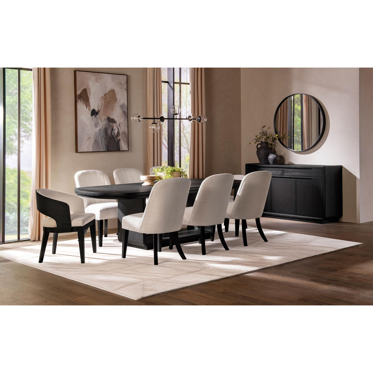 Coaster Furniture Leandro 115392 Set of 2 Upholstered Dining Side Chair - Cream IMAGE 11
