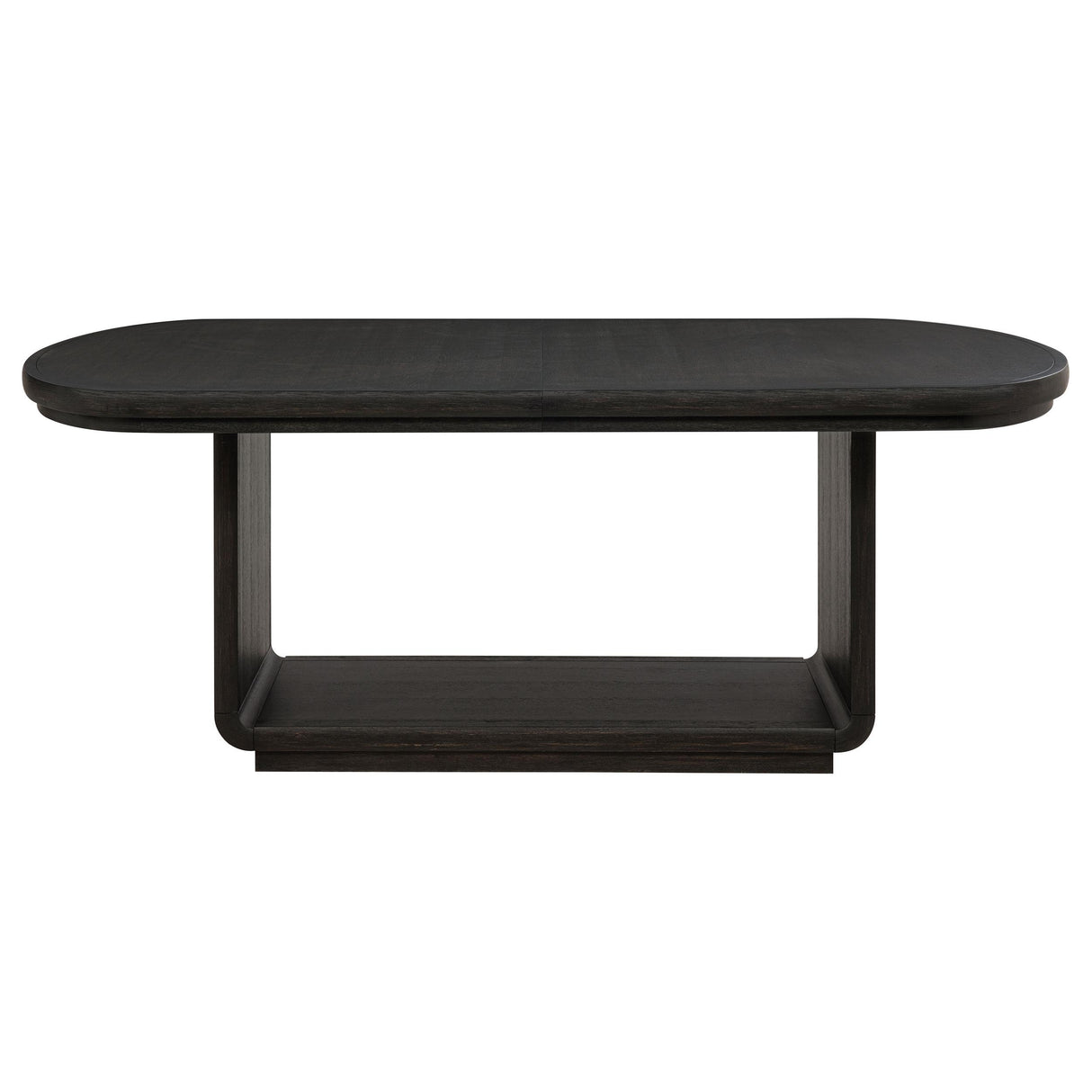 Coaster Furniture Leandro 115391 78-inch Extension Dining Room Table - Burnished Black IMAGE 6