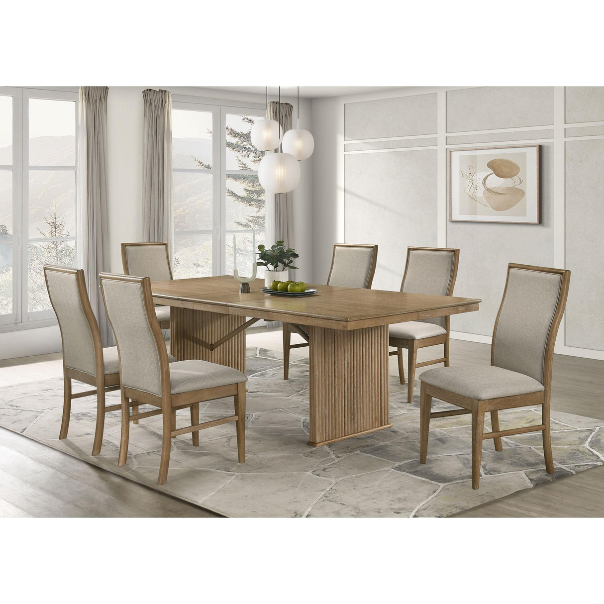 Coaster Furniture Adina 193612 Set of 2 Upholstered Dining Side Chair - Barley IMAGE 12