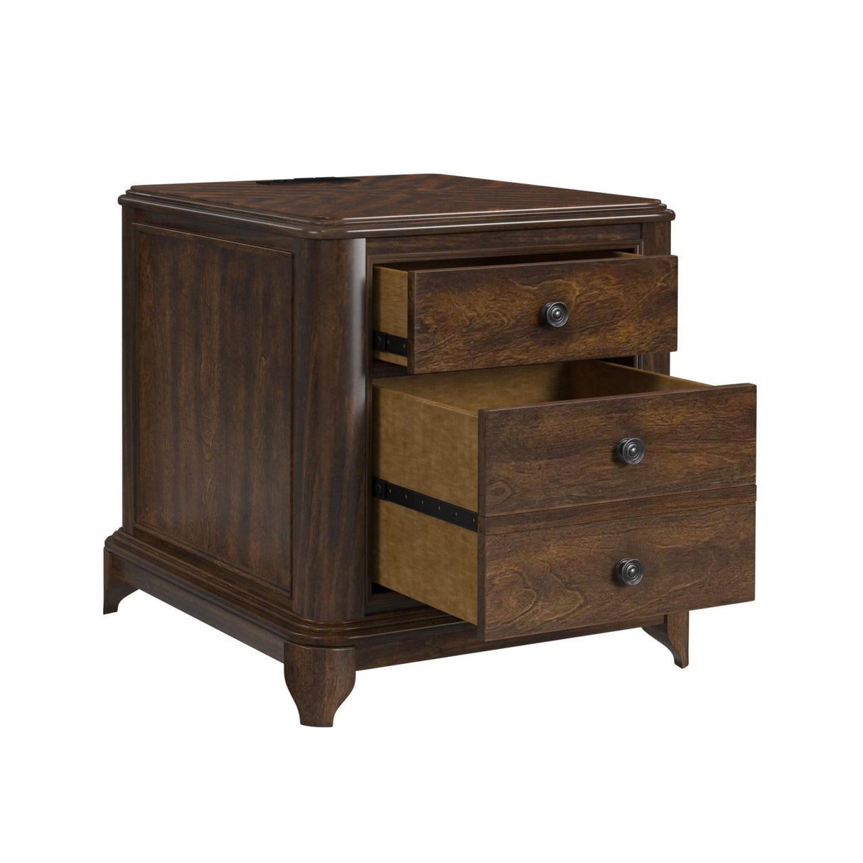 Elements International Phillipe T-5210-5-CB 2-Drawer Cabinet IMAGE 2