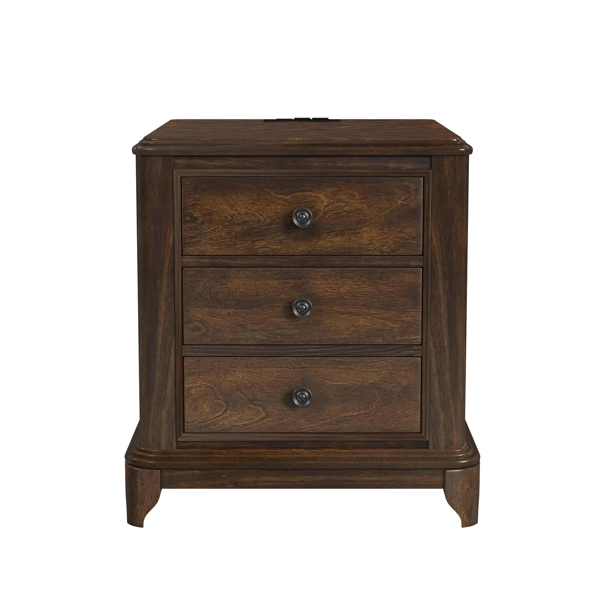 Elements International Phillipe T-5210-5-CB 2-Drawer Cabinet IMAGE 3