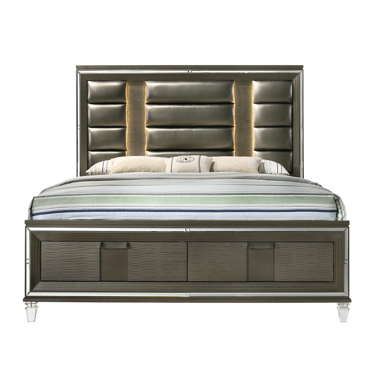 Elements International Twenty Nine TN600KB 2-Drawer King Storage Bed IMAGE 3