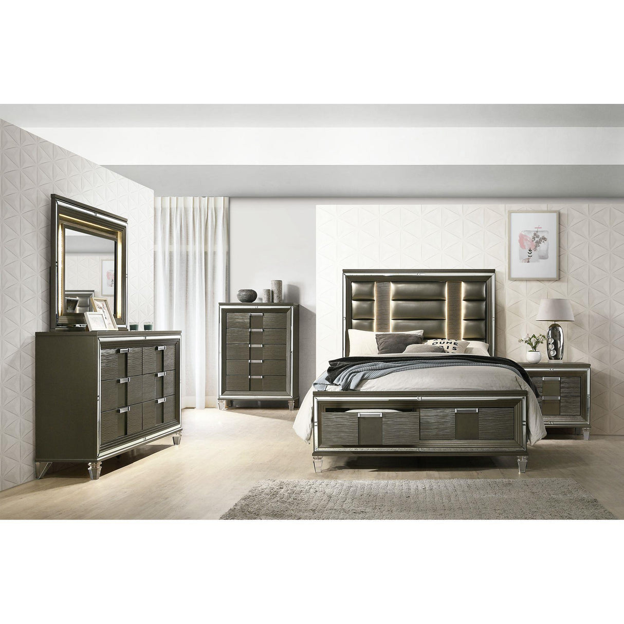 Elements International Twenty Nine TN600KB 2-Drawer King Storage Bed IMAGE 5
