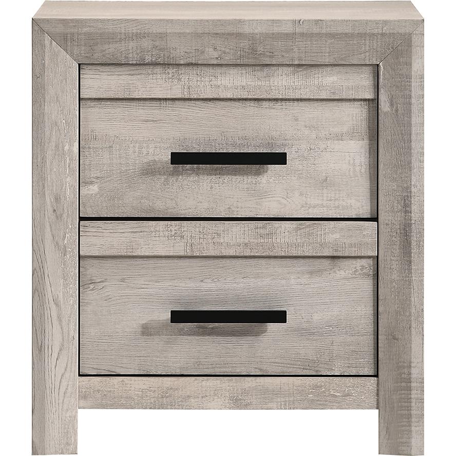Elements International Eleanor EL700NSZS 2-Drawer Nightstand IMAGE 2