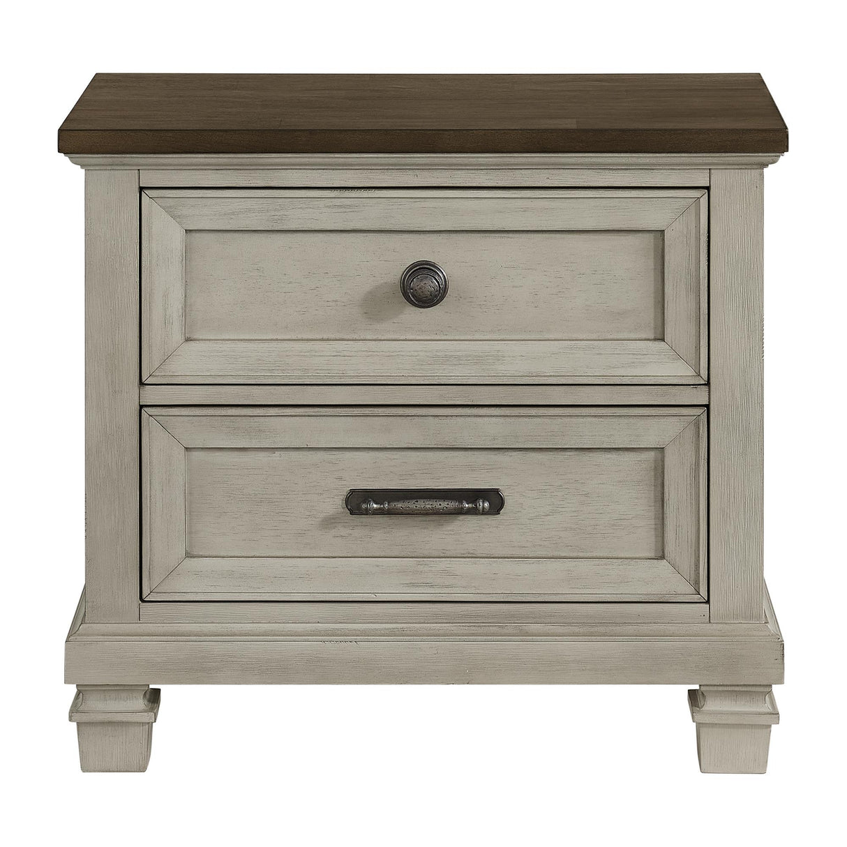 Elements International Farmington B-9890-7-NS 2-Drawer Nightstand IMAGE 2