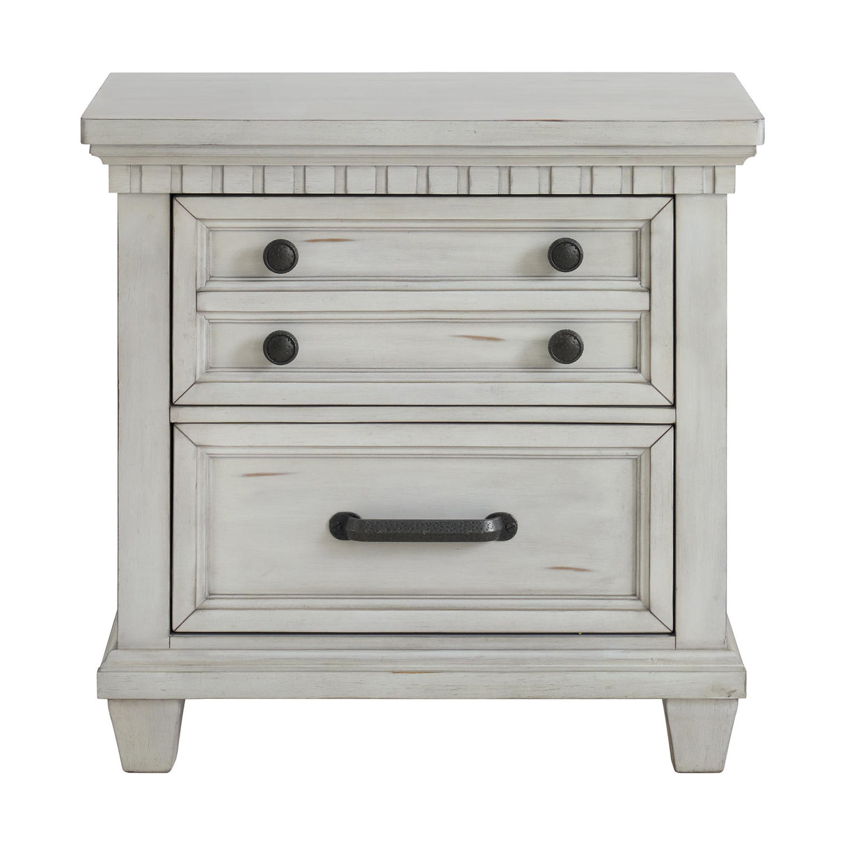 Elements International McCoy B-10530-7-NS 2-Drawer Nightstand IMAGE 2